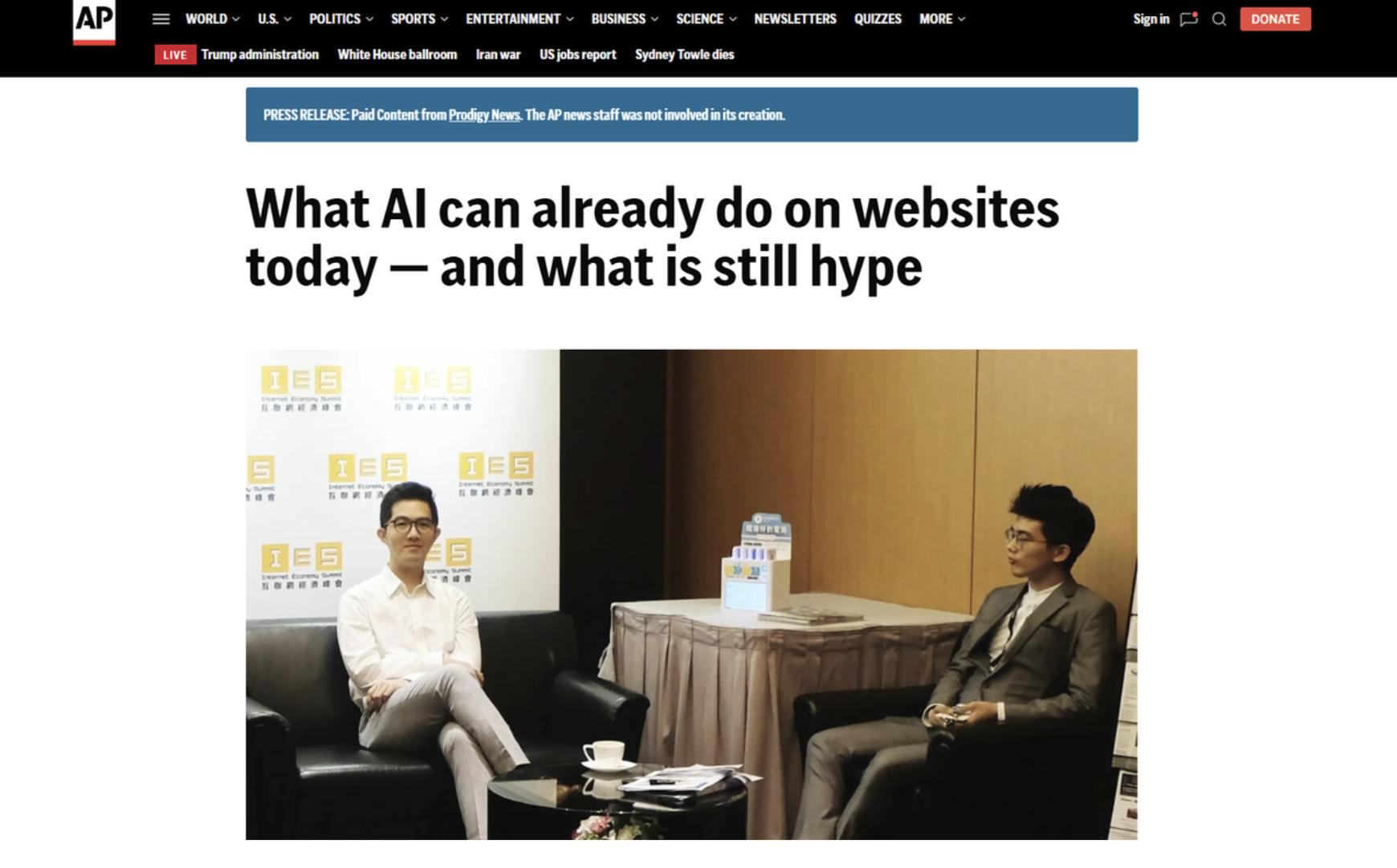 BINGO Digital’s Technology Insights Featured on Associated Press Platform as AI Rewrites the Logic of Website Experience